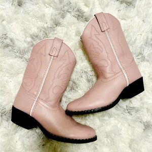 PINK COWBOY BOOTS SIZE 1.5